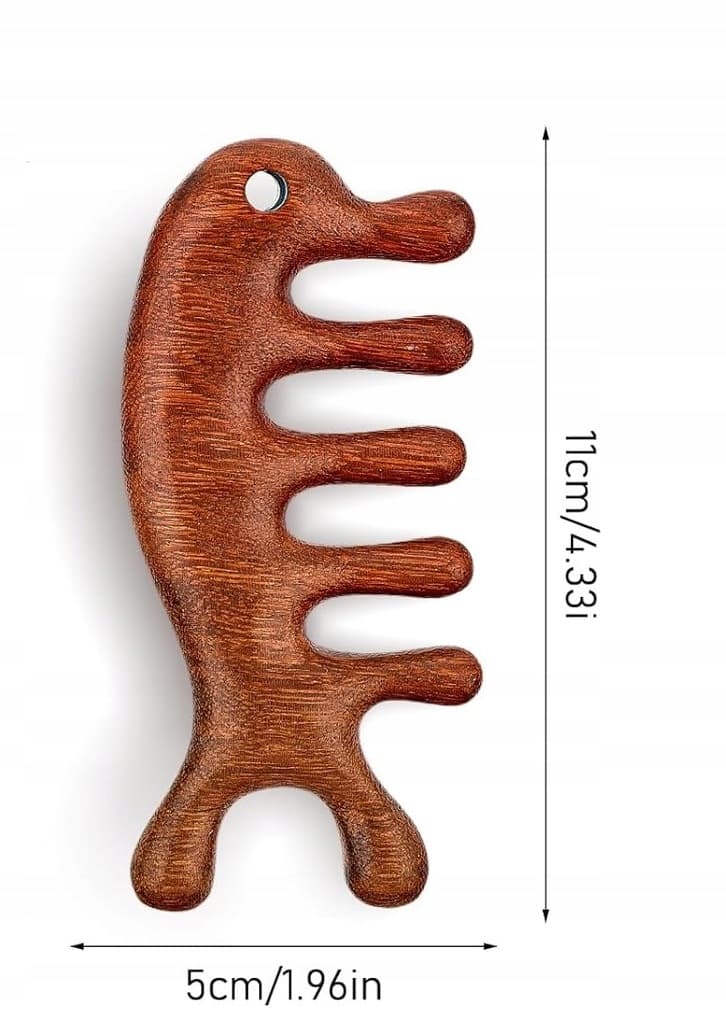 Masażer Auri - naturalny masażer do skóry głowy i twarzy